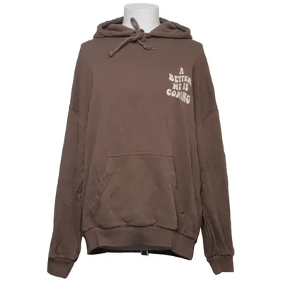 Hoodie (Brown) from Pacific Republic Pull & Bear Cotton, Elastane