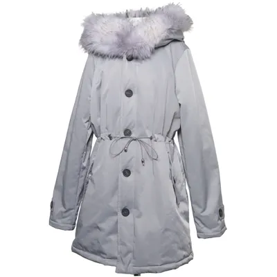 Parka (Gray) from K.Zell Faux fur, Polyester