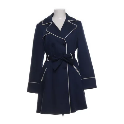 Trenchcoat (Blå) fra Atmosphere Bomuld, Polyester, Uld