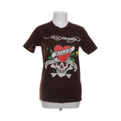 T-shirt (Brun, Flerfärgad) från Ed Hardy by Christian Audigier Bomull