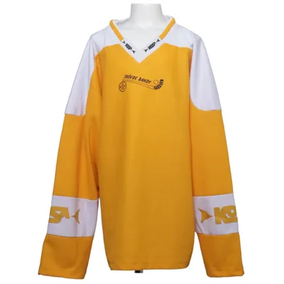 Maillot de hockey (Jaune, Blanc) de Kosa Polyester