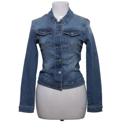 Denimjakke (Blå) fra Blind Date Bomuld, Elastan, Polyester