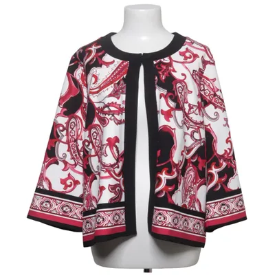 Jacket (Black, White, Pink) from Joseph Ribkoff Elastane, Polyester