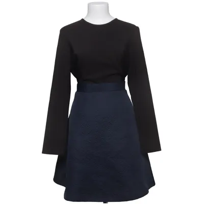 Jurk (Blauw, Bruin) van Closet London Elastaan, Polyester