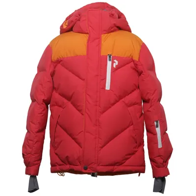 Vinterjacka (Röd, Orange) från Peak Performance Junior Polyuretan, Återvunnen polyester