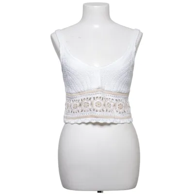 Crop Top (Weiß, Beige) von Hollister