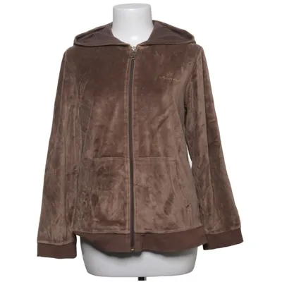 Sweat à capuche (Marron) de Double Speed Coton, Polyester
