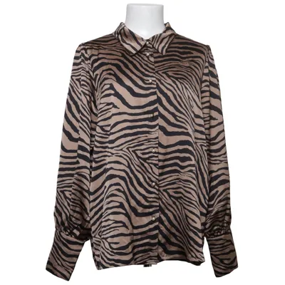 Blouse (Beige, Black, Multicolored) from Culture Polyester
