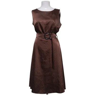 Robe (Marron, Orange) de Simona Polyester, Viscose