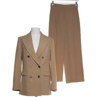 Kostym (Brun) från Mango Elastan, Polyester, Viskos, Ull