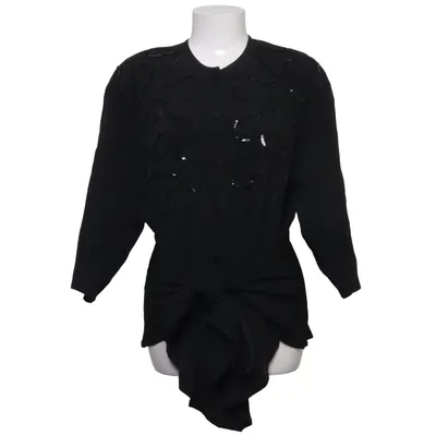 Wikkelblouse (Zwart) van Elisabeth Viscose
