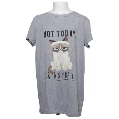 T-shirt (Grå) från Grumpy Cat Polyester, Viskos