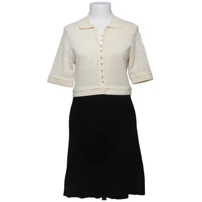 Robe (Blanc, Noir) de Sandro Élasthane, Polyamide, Viscose