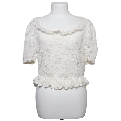 Sweater (White) from Zara Cotton, Polyester