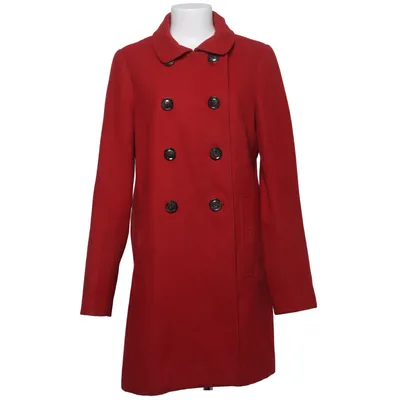Frakke (Rød) fra Collection by Jackpot Polyester, Uld