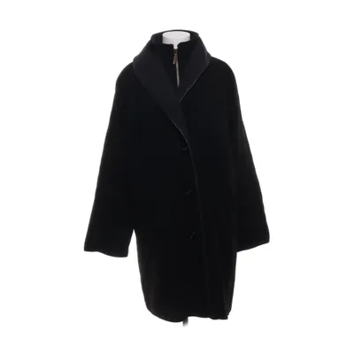 Coat (Black) from Cappuccini by Desam Polyamide, Polyester, Wool