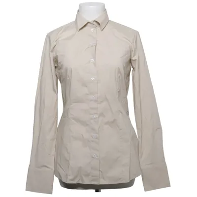 Skjorte (Beige) fra Greiff Bomuld, Elastan, Polyester