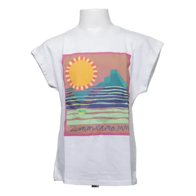 T-shirt (Hvid, Flerfarvet) fra Zimmermann Bomuld, Linned