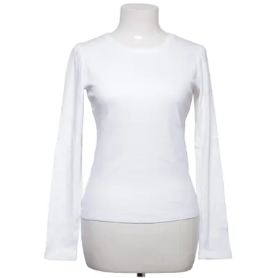 Long sleeve T-shirt (White) from Club Monaco Cotton, Elastane, Modal