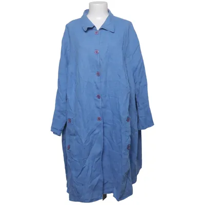 Korte mouwen shirt (Blauw) van Ulla Popken Linnen
