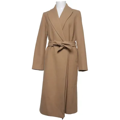 Coat (Beige) from Massimo Dutti Polyamide, Viscose, Wool