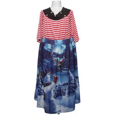 Klänning (Blå, Röd, Vit) från Rosegal Polyester
