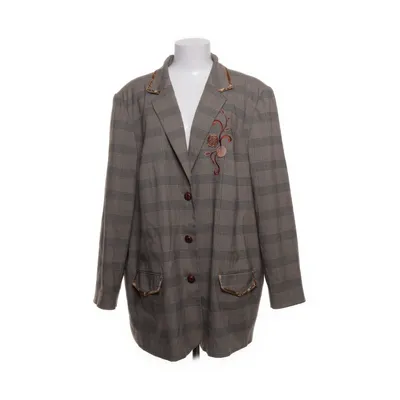 Kavaj (Brun) från Die Lingener Acetat, Elastan, Polyester, Viskos