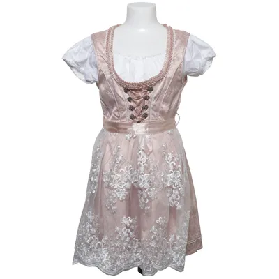 Dirndl (Rosa, Vit) från Viva Couture Bomull, Elastan, Polyester
