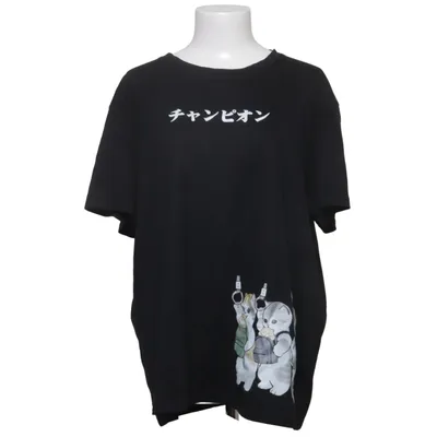 T-shirt (Sort) fra ChArmkpR Bomuld, Polyester
