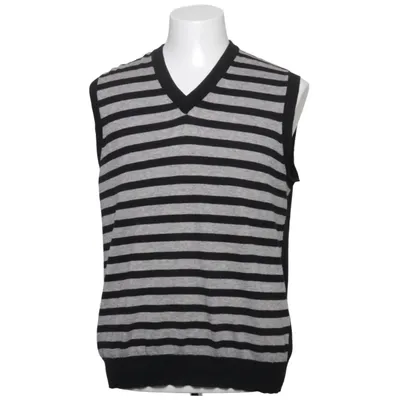 Slipover (Black, Gray) from Madison Avenue Cotton, Merino wool