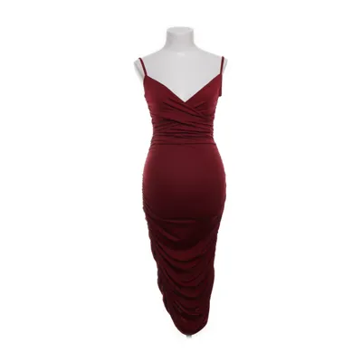 Robe longue (Rouge) de Shein Élasthane, Polyester