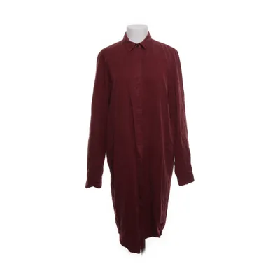 Robe chemise (Rouge) de Kings of Indigo Lin, Coton recyclé, Tencel, Viscose