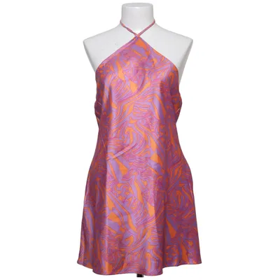 Halterneck dress (Purple, Orange, Multicolored) from AsYou Polyester