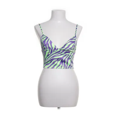 Crop top (Lila, Grön, Flerfärgad) från Amisu Elastan, Polyester