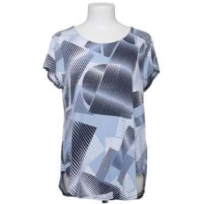 Top (Blue, White) from Alfani Elastane, Viscose