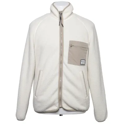 Fleece jacket (White, Beige) from Jack & Jones Recycled polyester