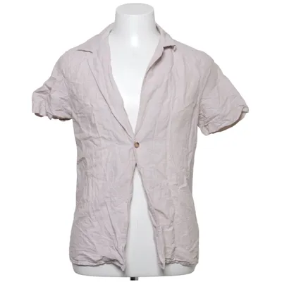 Short sleeve shirt (Beige) from ASOS Design Cotton, Linen