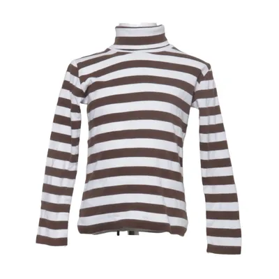 Pul à col roulé (Marron, Blanc) de Katvig Coton