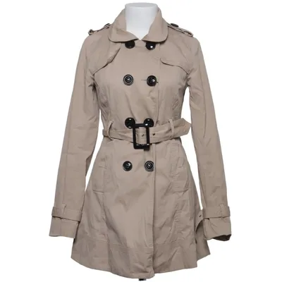 Trench-coat (Beige) de Attentif Coton, Élasthane, Polyester