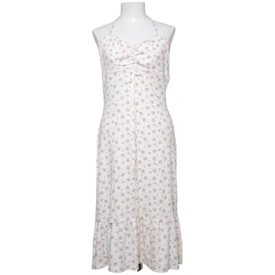 Dress (White, Pink) from Miss Miss Cotton, Polyester