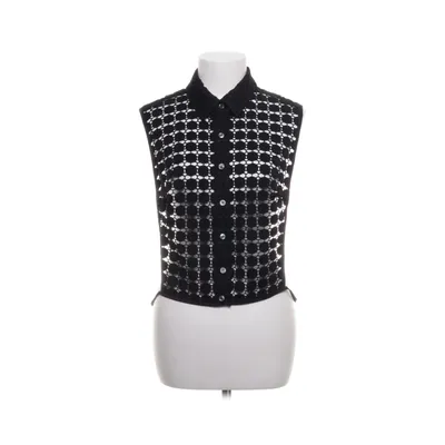 Top (Zwart) van Marina Rinaldi Katoen, Polyester
