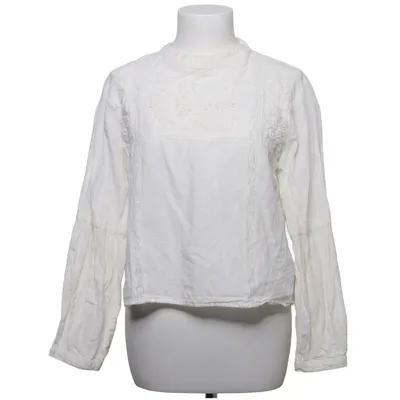 Blus (Vit) från Zara Basic Bomull, Linne
