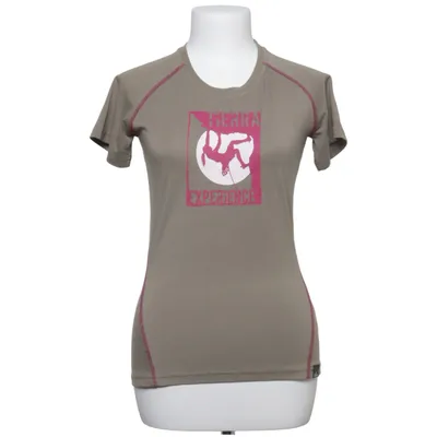 T-shirt (Bruin) van Tierra Katoen, Elastaan, Polyester