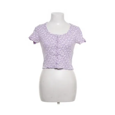 Korte mouwen shirt (Lila, Wit, Meerkleurig) van FB Sister Katoen, Elastaan