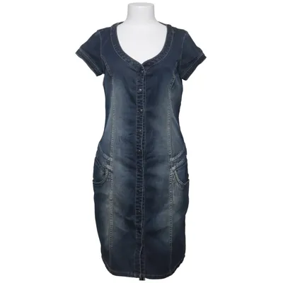Robe en jean (Bleu) de Denim by Lindex Coton, Élasthane