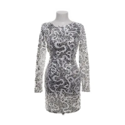 Cocktailklänning (Silverfärgad, Vit) från Nelly Eve Nylon, Polyester