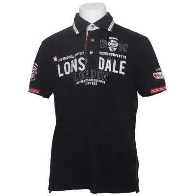 Poloshirt (Zwart) van Lonsdale Katoen