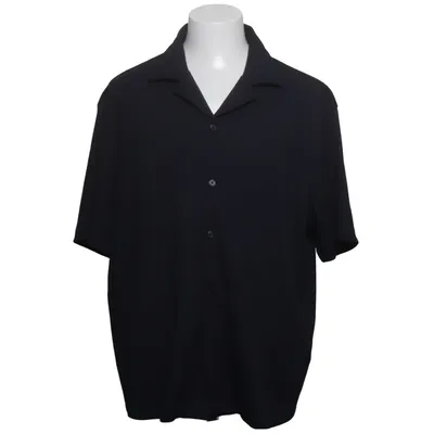 Chemise à manches courtes (Noir) de H&M Élasthane, Polyester