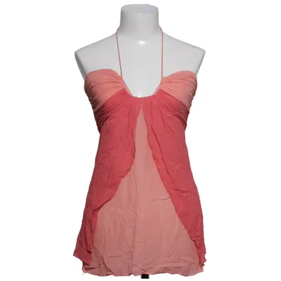 Tube top (Pink, Multicolored) from Moda International Acetate, Silk