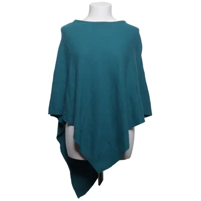 Poncho (Blå) från Cashmere Kashmir, Merinoull, Polyamid, Viskos